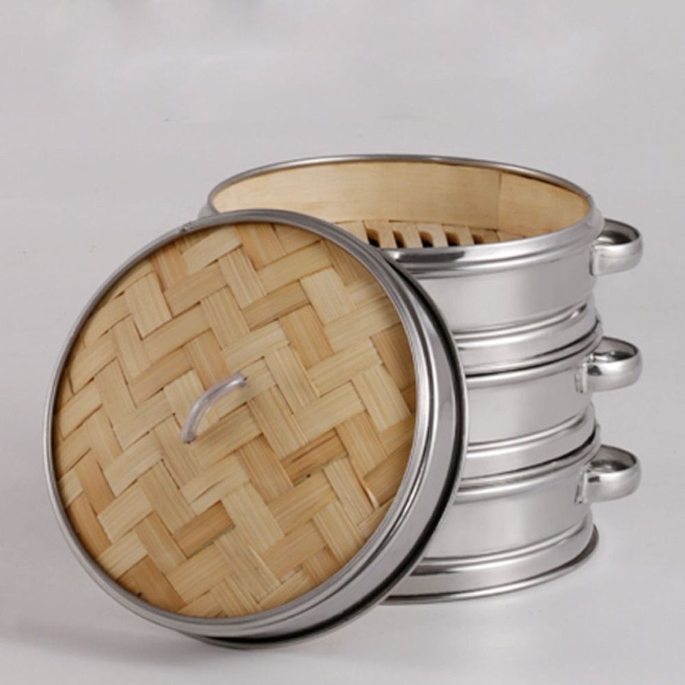 Alat Memasak Dim Sum Bulat Rak - Bao Steamer Bamboo ulasan dan harga