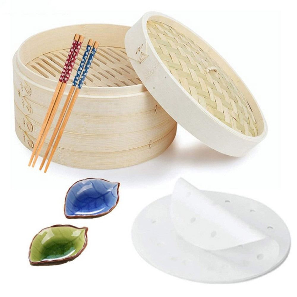 Keranjang kukus bambu, keranja - Bao Steamer Bamboo ulasan dan harga
