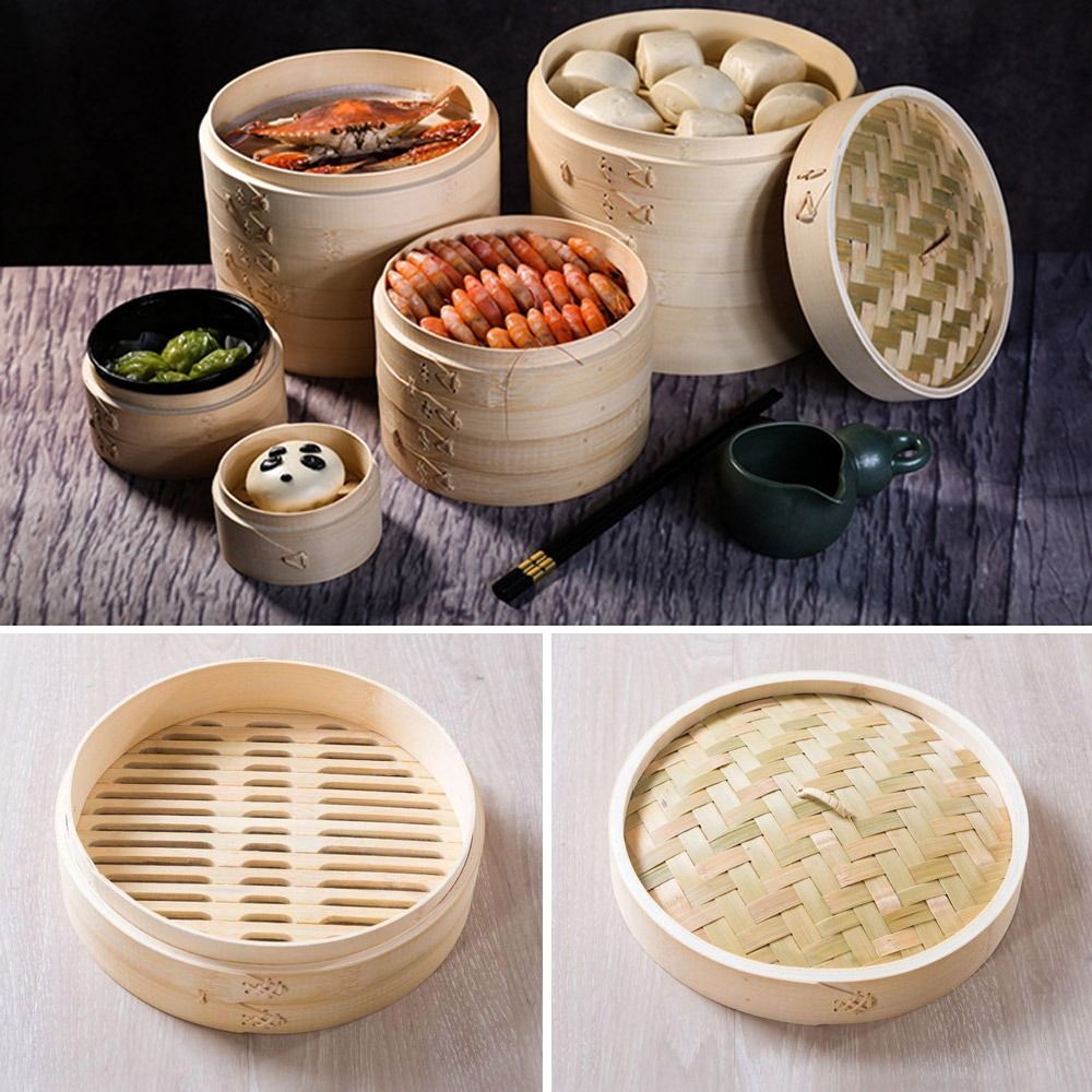Keranjang Kukus Bambu Cina den - Bao Steamer Bamboo ulasan dan harga