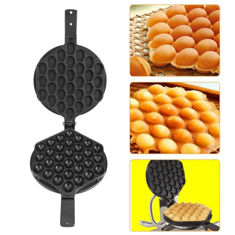 QQ mesin wafel telur, peralata - Egg Waffle Pan ulasan dan harga